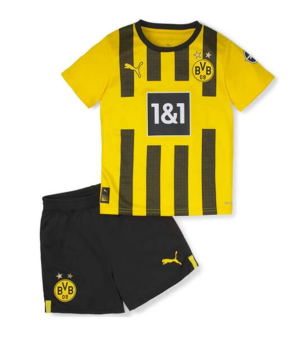 BVB Borussia Dortmund Kind Thuis tenue 2022/23 – Voetbaltenue