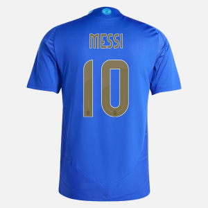 Adidas Goedkope voetbalshirts Argentinië Authentiek Uit Shirt 2024 - Messi 10